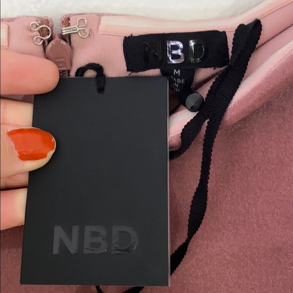 NBD Clara Mini Dress in Blush Pink - Picture 6 of 7